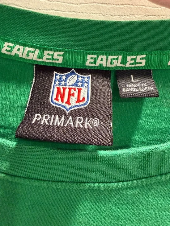 NFL Philadelphia Eagles Graphic Tee Shirt Green Men’s Size Large Fan Gear - Picture 5 of 8